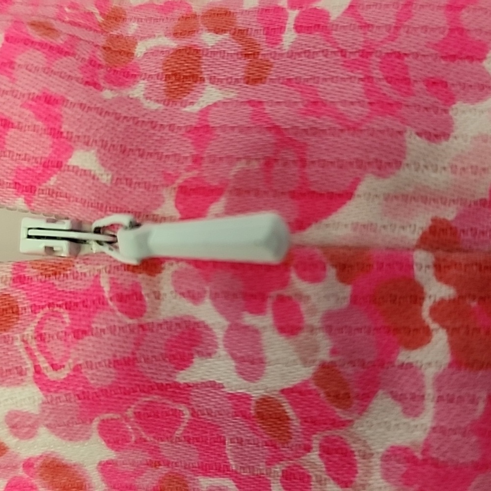 Lilly Pulitzer, Ryder Shift Mini Sleeveless, V-neck Dress in Pink Pout. - Picture 5 of 6